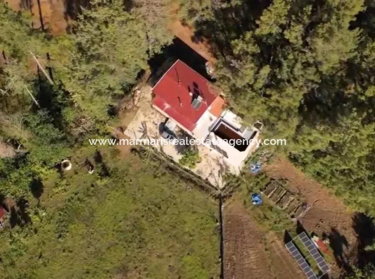 Ortaca Neighborhood For Sale 10.000 M2 Custom Made Farmhouse With Pool