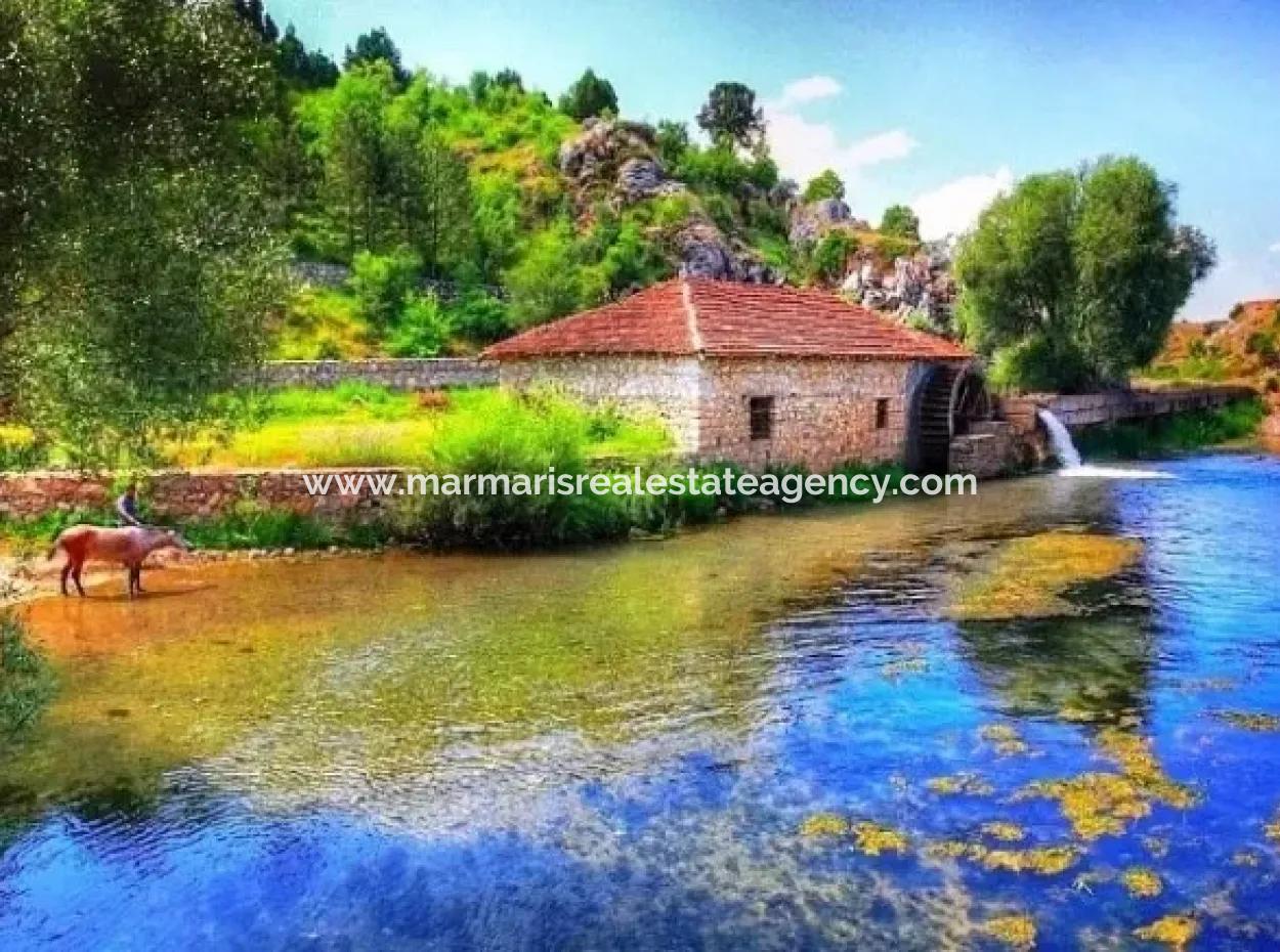 5500M2 Land For Sale Village House In The Centre Of Marmaris By The Sea Inside The Harbour