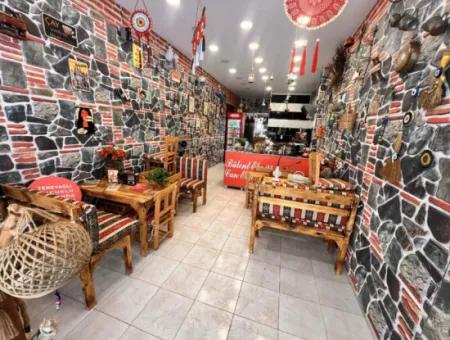 Shop For Sale In The Bustling Center Of Marmaris With Ready Customers With Its Unique Concept