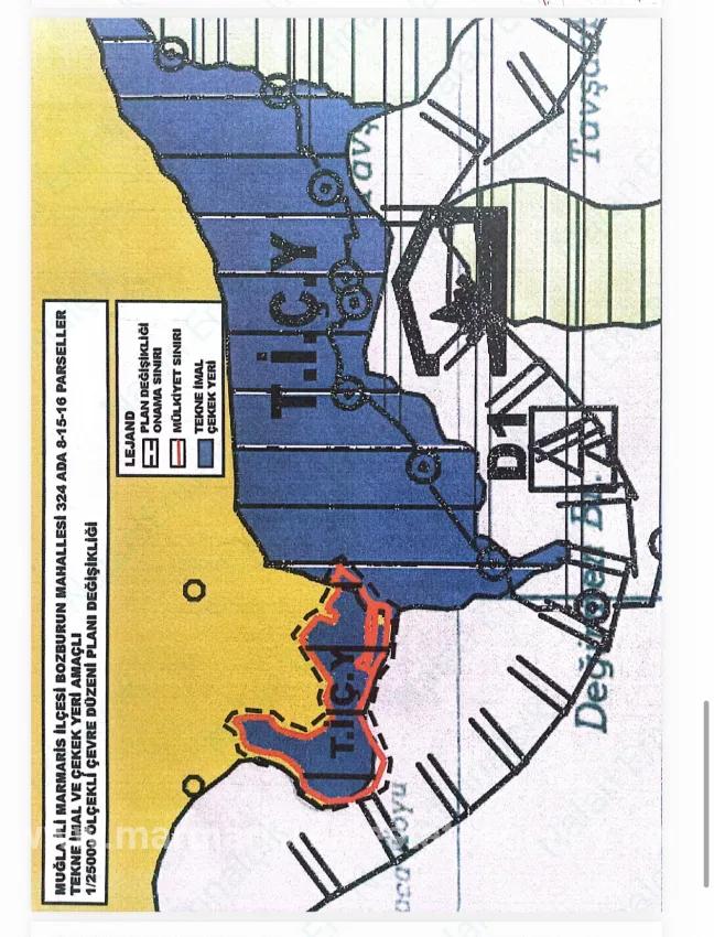 Для продажи Сюжет в Bozburun Marmaris - Под Коммерческий застройку - 32.000 m²