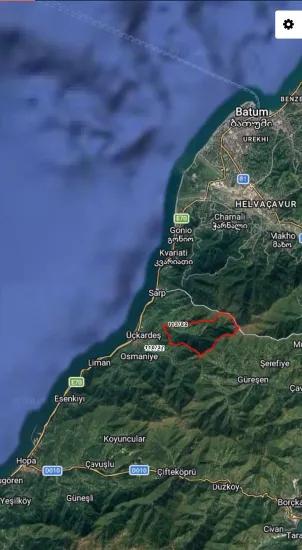 В селе Хопа Kemelpaşa есть 650 м2 дорожки Чайного сада