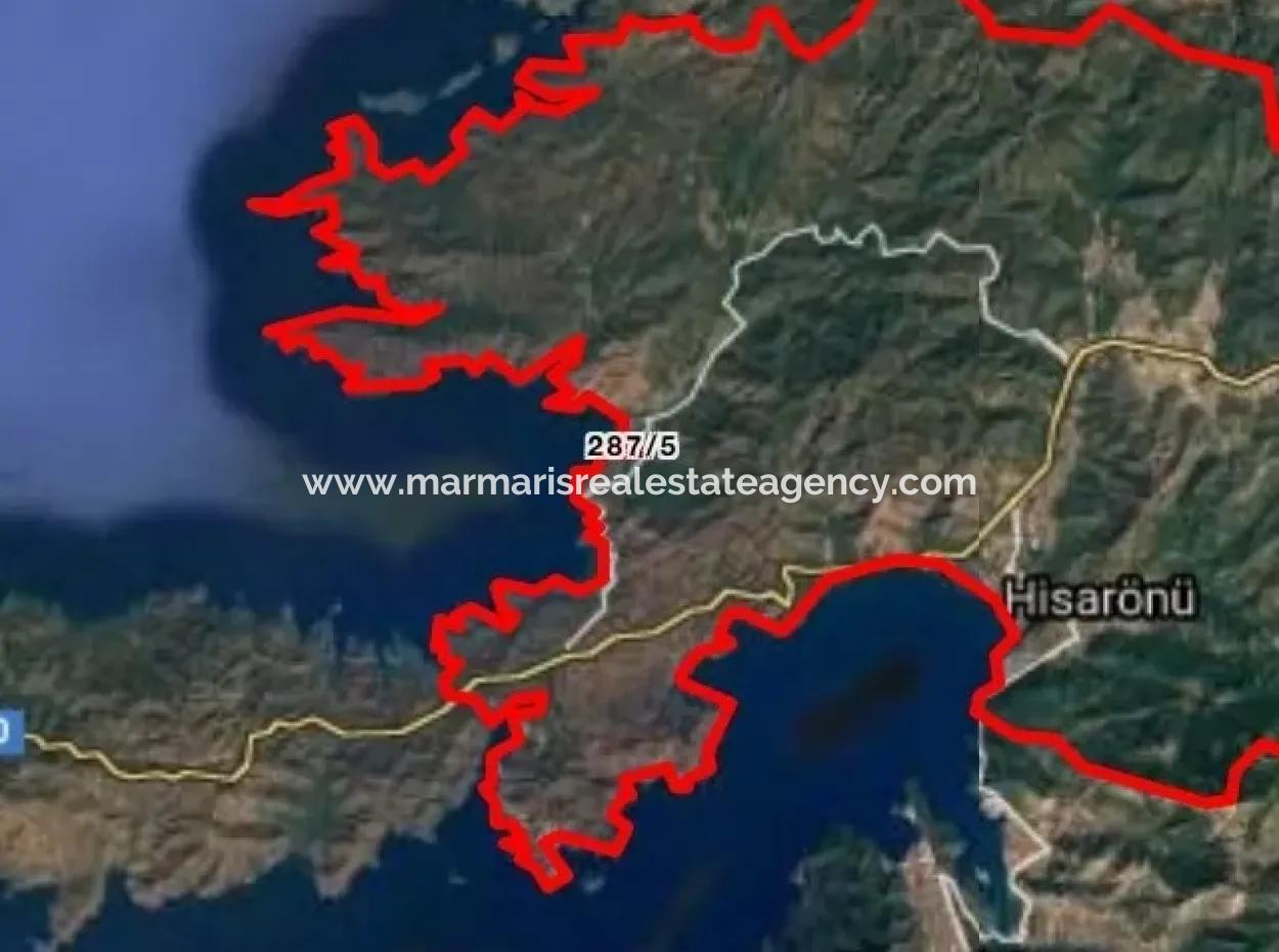 Marmaris Bördübet Koyunda Denize Sıfır Kitesurf Alanı 13000M2 Arsamız Satılıktır.
