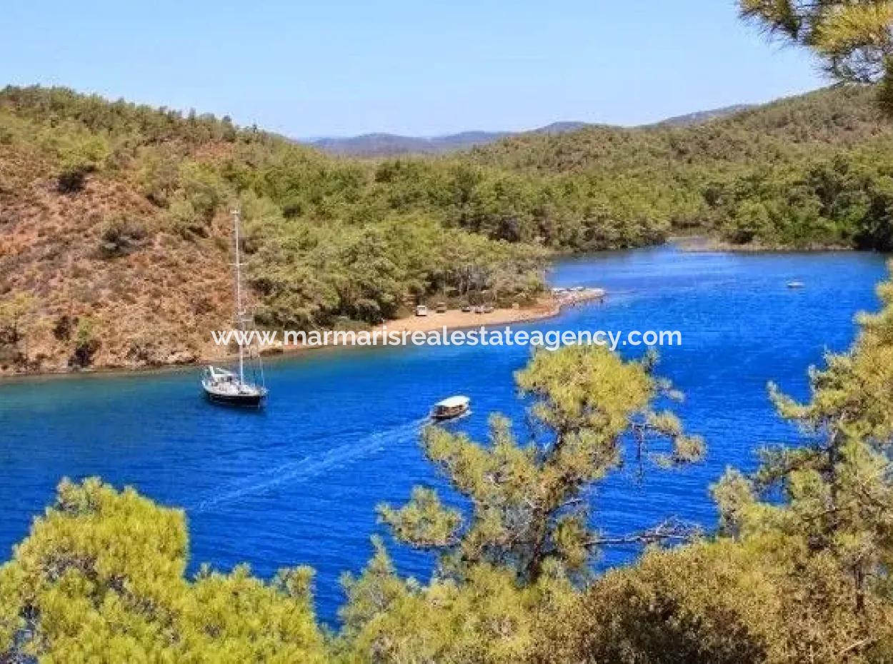 Marmaris Bördübet Koyunda Denize Sıfır Kitesurf Alanı 13000M2 Arsamız Satılıktır.