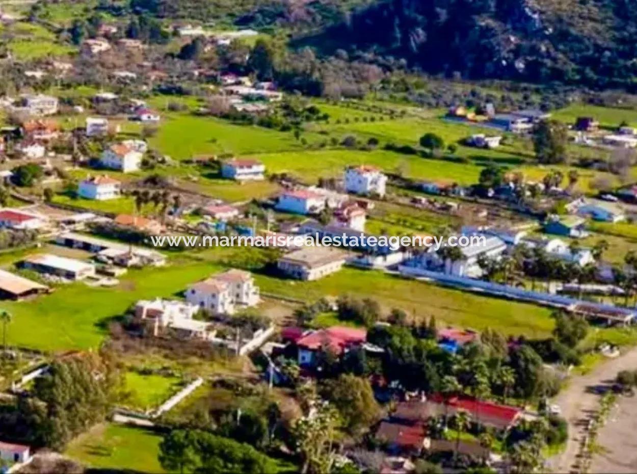 Marmaris Hisarönü Koyunda Denize Sıfır 6500M2 Turizm Alanı İçerisinde Satılık Arsa