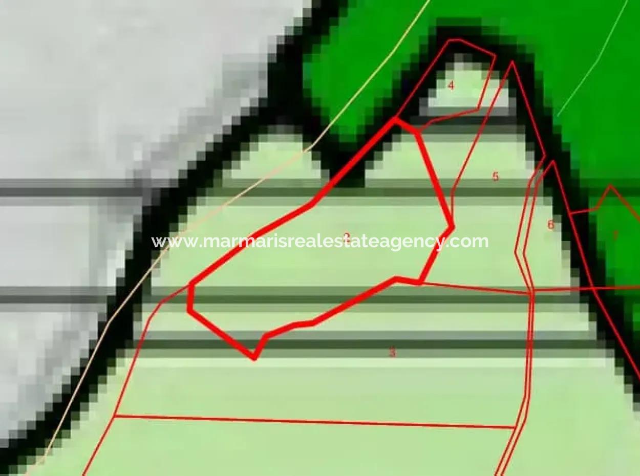 Emlakçıdan Marmaris İlçesi Söğüt Mahallesinde Denize Sıfır 1600 M2 Koy