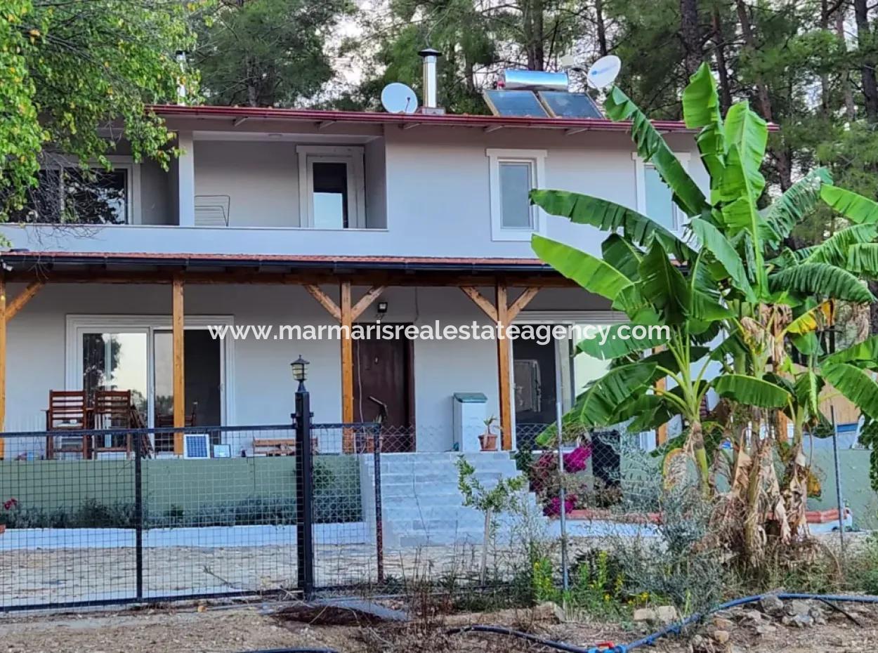 Ortaca Mahallesi Satılık 10.000 M2 İçerisinde Özel Yapım Havuzlu Çiftlik Evi