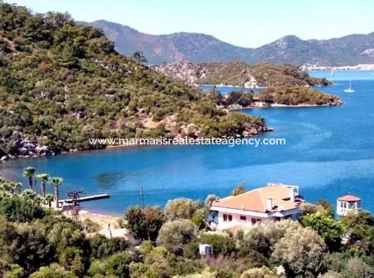 Marmaris,Te Denize Sıfır Satılık 740 M2 Arsa